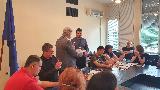 Връчване на златен медал на Васил Желински и купа за 2-ро място на отбора по НСОМ 2022